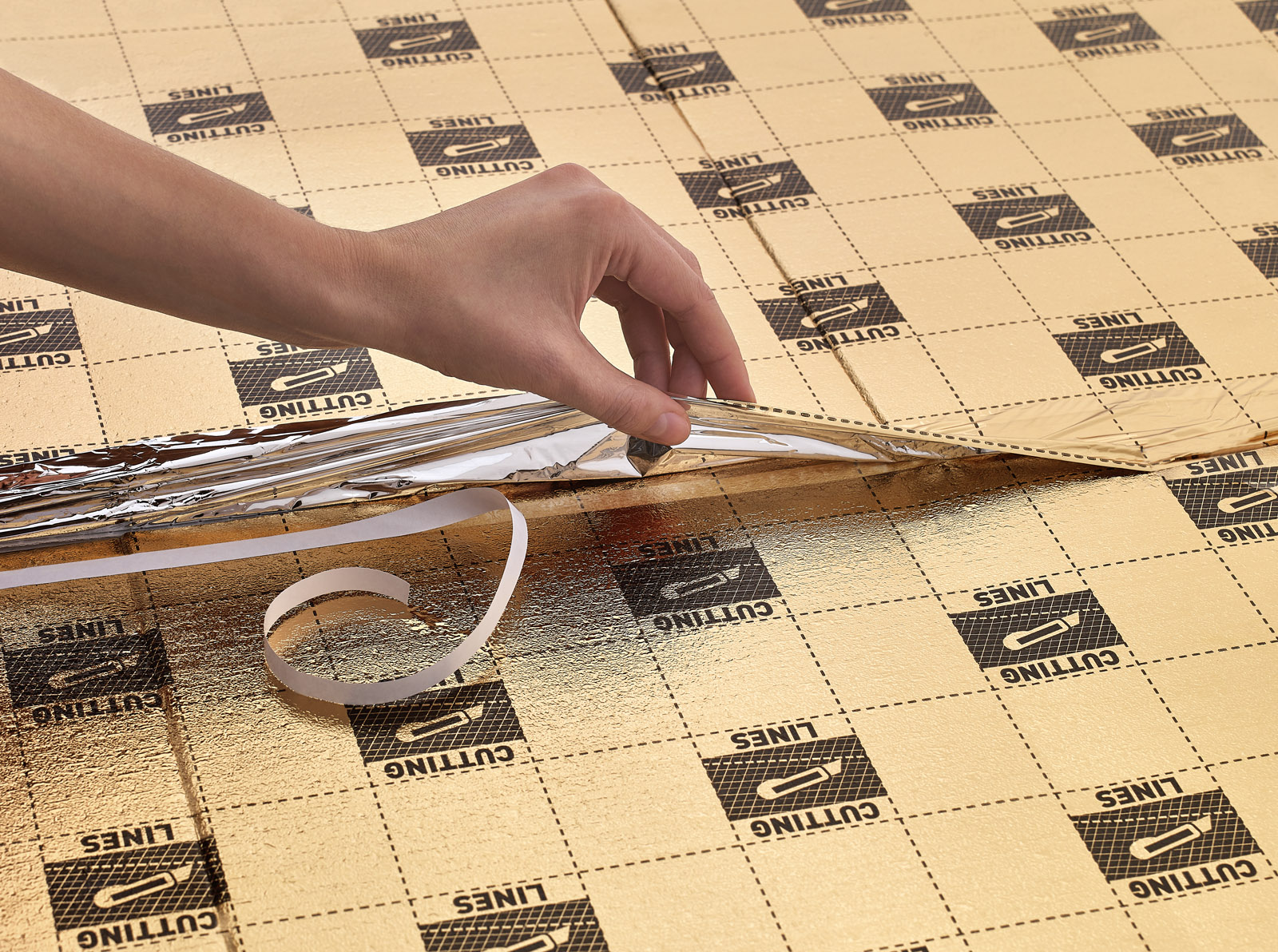 Podložka pod podlahu SECURA LVT CLICK SMART 1,5 mm 6m2