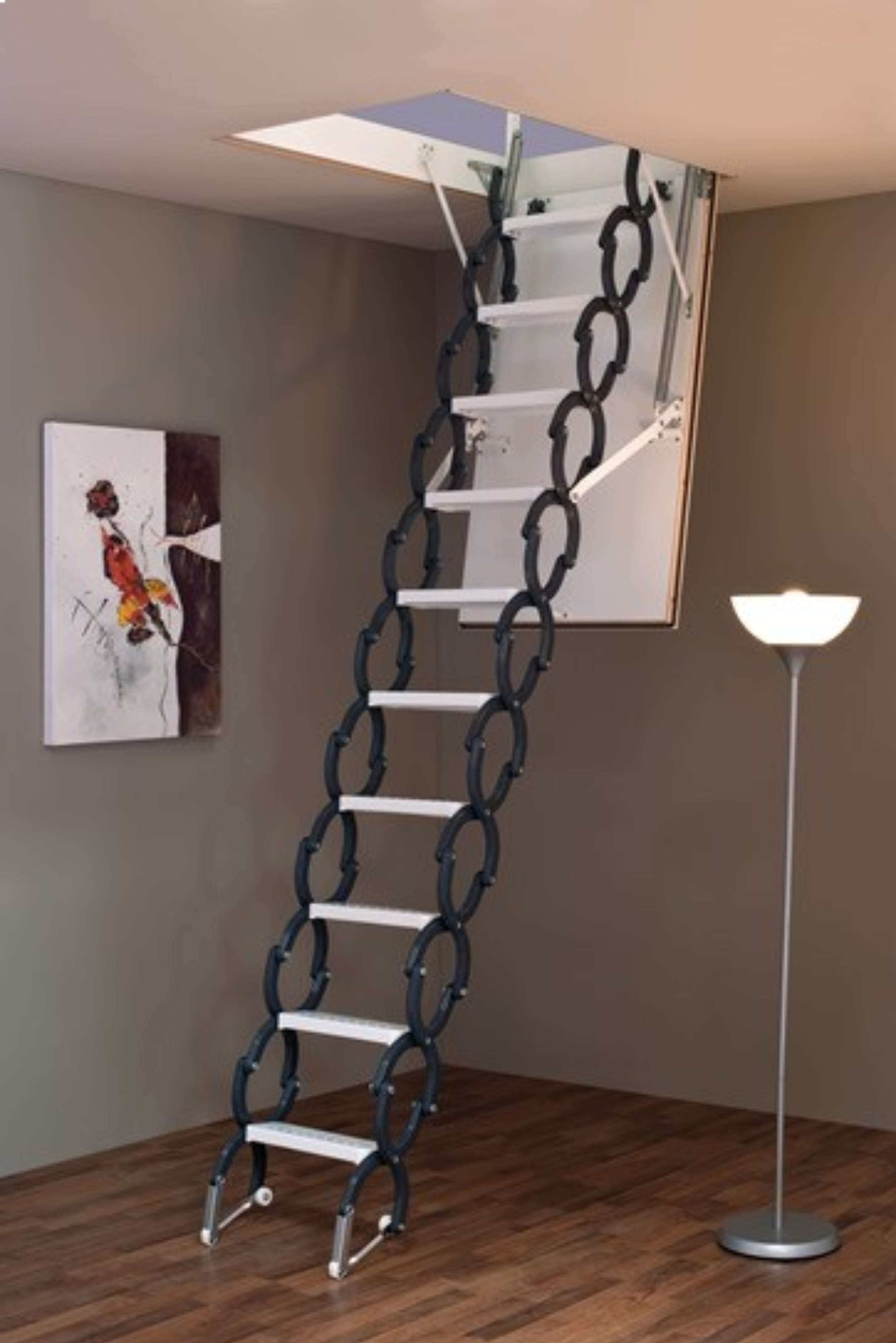 Půdní schody Egibi Stairs Elegance 120x70 H300 - doprodej