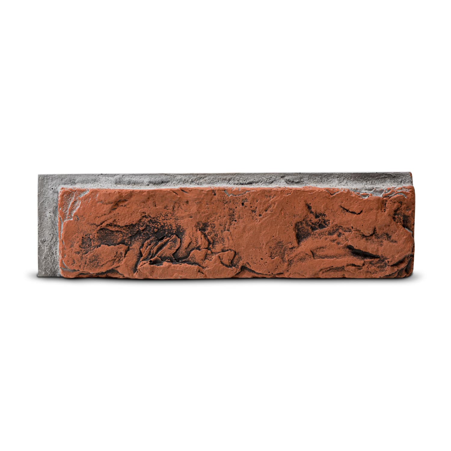 Tehlový obklad so škárou Steinblau MIRAMAR - červená, balenie 0,43m2, betón