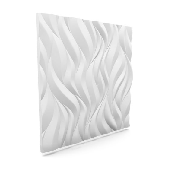 Stěnový panel 3D vzor PLAMENY 60x60cm, přetíratelný