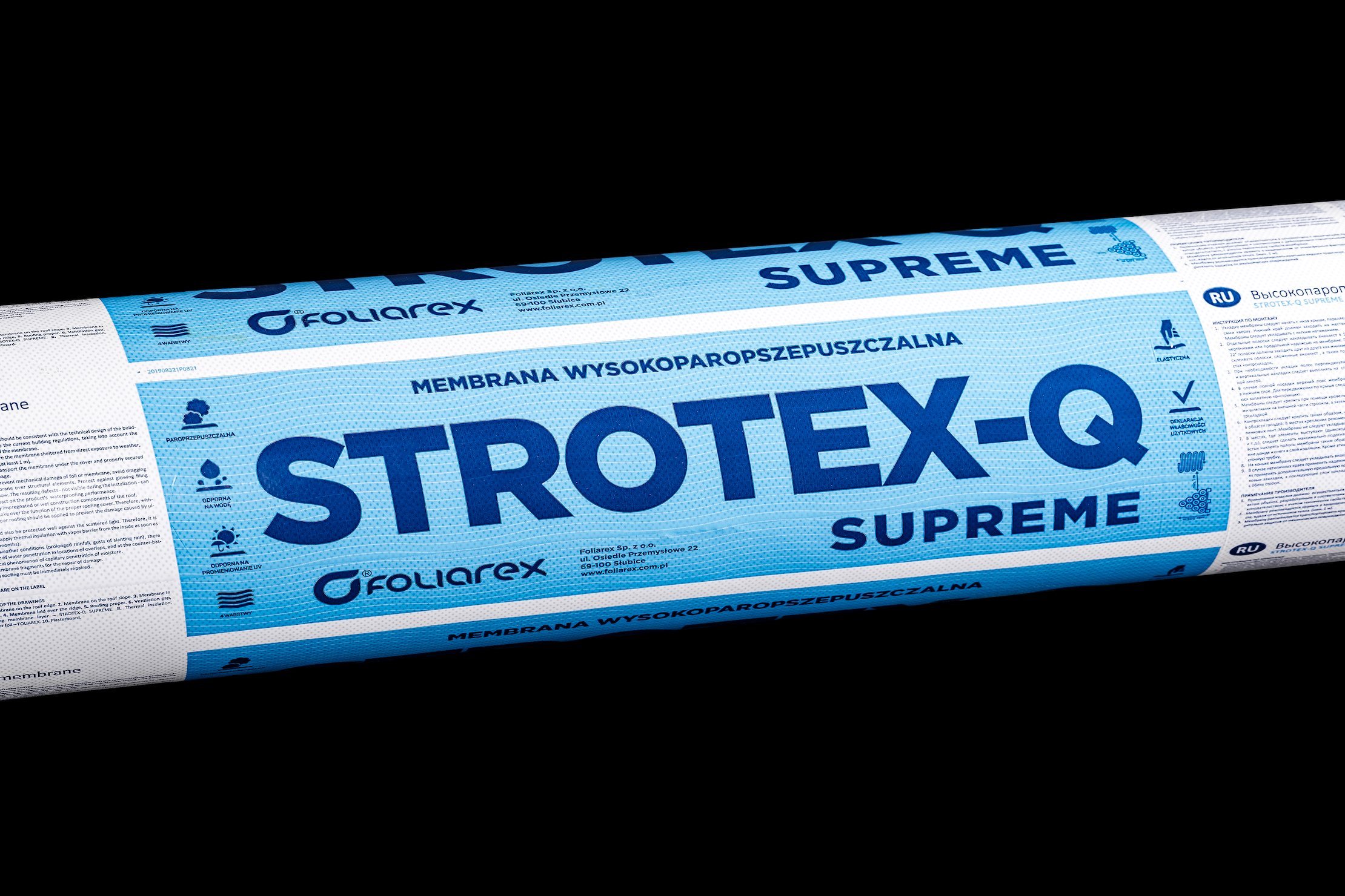 Strešná fólia 170 g Strotex Q Supreme 1,5 x 50 m (75m2)