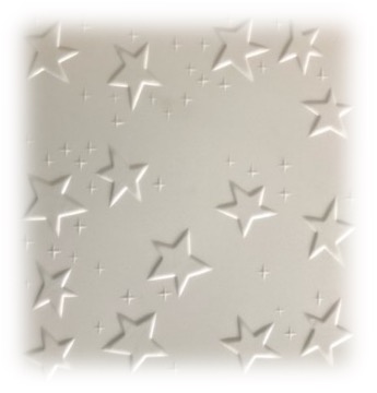 Stropnice hvězdy 0866 bílá -  50x50 cm (bal. 2m2)