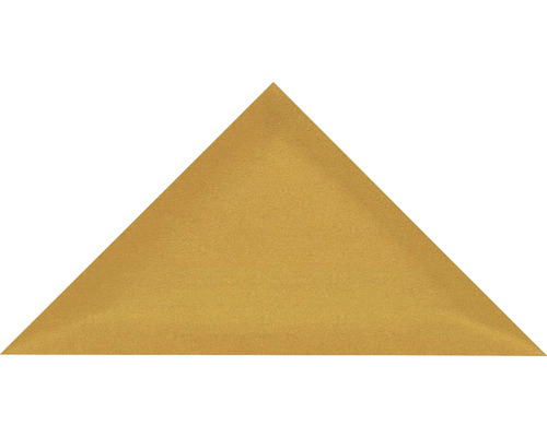Čalúnený panel nástenný Trojuholník 3x30cm horčicová Riwiera 41