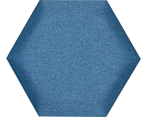 Čalúnený panel nástenný Hexagon 6x15cm svetlo modrá Luna 85